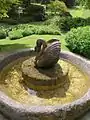 Swan Fountain, Dartington Hall, 1950