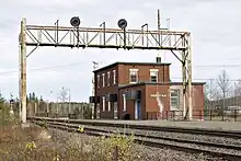 Swastika station from platform