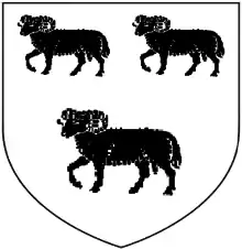 Simon Sydenham's coat of arms