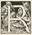 Illustration for a chapter capital in the 1895 edition of The Two Jungle Books (1895), a compilation of The Jungle Book and The Second Jungle Book, both by his son, Rudyard Kipling.