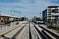 View of the TEXRail station from the tracks