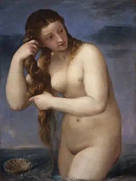 Venus Anadyomene (c. 1525) by Titian