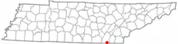 Location of East Brainerd, Tennessee