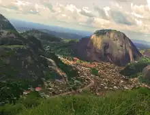 TOP VIEW OF IDANRE HILLS