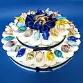 Favor Cake with 40 carton boxes and glass shells hand-made in Murano (Venice, Italy)