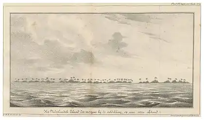 View of the atoll