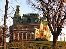 Villa Täcka udden in Djurgården, Stockholm. Photo: July 2005.