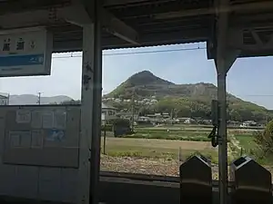 Mount Tokami from Takase Station