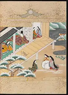 17th century manuscript of The Tale of Genji