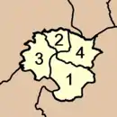 Map of subdistricts