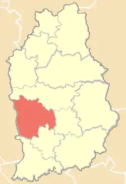 Location of Tangail Sadar in Tangail District