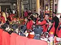 Taoist ceremony at Xiao ancestral temple in Chaoyang, Shantou, Guangdong (daoshi), April 2010.