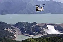 Tarbela Lake Behind Tarbela Township.