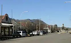 The main street in Tarkastad, 2012