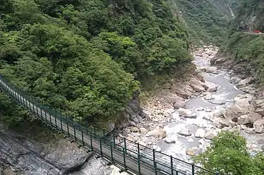 Zhuilu Suspension Bridge(East of Zhuilu Old Road)