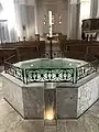 Immersion font of St. Petrus Roman Catholic Church in Wolfenbüttel, Germany.