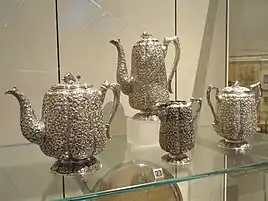 Tea and coffee service, Kutch, Gujarat, India, c. 1880 - Royal Ontario Museum