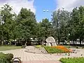 Monument to Jorģis Zemitāns in Zemitāns Square