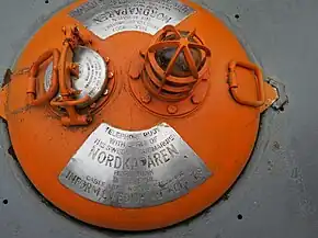 Emergency buoy of the Swedish submarine Nordkaparen