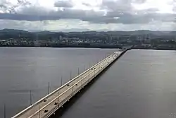 View of the Teodoro Moscoso Bridge and The Mall of San Juan in Sabana Llana Norte.