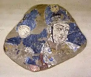 Tavka Kurgan wall painting. 5th-6th century CE.