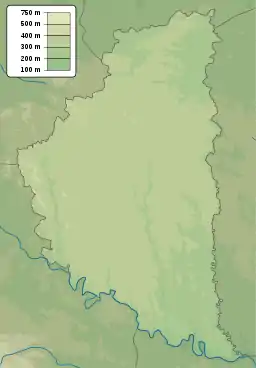 Ternopil is located in Ternopil Oblast