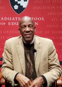 Terrence Roberts speaking at the Harvard Graduate School of Education, February 9, 2018.