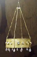 One of the votive crowns.