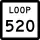 State Highway Loop 520 marker