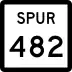 State Highway Spur 482 marker