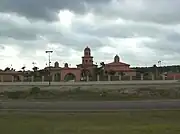 Texas Travel Information Center located near Laredo along I-35, 18 miles (29 km) from the United States-Mexico border.