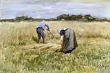 Anton Mauve (undated): The Corn Harvest, Gemeentemuseum, The Hague.