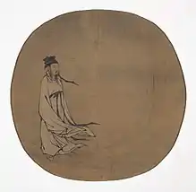 The Daoist immortal Lü Dongbin crossing Lake Dongting, Song dynasty