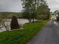 Memorial close to Kilmacsimon Quay on the River Bandon