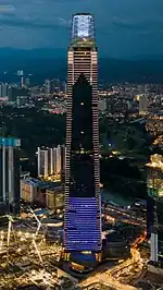 The Exchange 106 in Kuala Lumpur, Malaysia,   is the 15th tallest building in Asia.