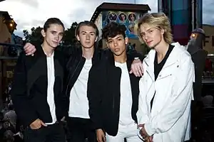 FO&O (Then as The Fooo Conspiracy) at Sommarkrysset in 2016(L–R: Sandman, Molander, Rudberg, Enestad)