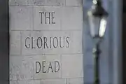 Inscription, The Cenotaph, London