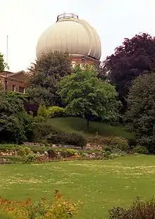 Dome of the Great Equatorial Building overlooking Greenwich Park