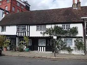 The former Burlington Arms, 15th century