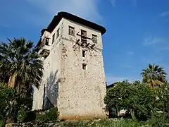 The Pelion towers (Olympiou tower-Russian consulate during Ottoman era)