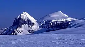 The Twins massif - South Twin and North Twin (l-r)