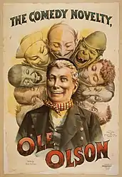 1890 poster for Ole Olson