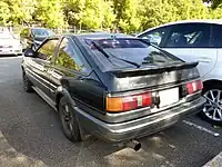 1985–1987 Toyota Corolla Levin GT-APEX liftback (Japan)