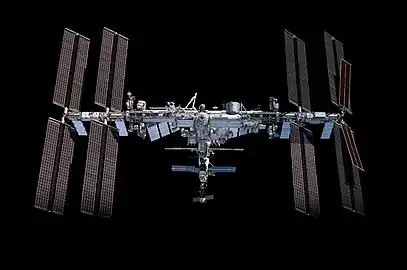 View of the ISS from Endeavour