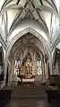 The wooden Gothic altar in the St. John's Chapel by the sculptor Veit Stoss