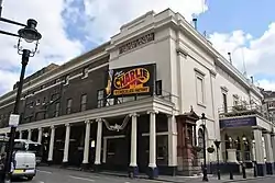 Theatre Royal, Drury Lane and attached Sir Augustus Harris Memorial Drinking Fountain