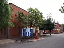 Stirling Street entrance to the University of Adelaide's Thebarton Campus