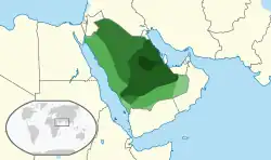 Territorial expansion and iterations of the third Saudi State (Arabic: الدولة السعودية الثالثة)
* Emirate of Riyadh 1902–1913
* Emirate of Nejd and Hasa 1913–1921
* Sultanate of Nejd 1921–1926
* Kingdom of Hejaz and Nejd 1926–1932
* Kingdom of Saudi Arabia 1932–present