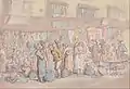 Rag Fair (now Petticoat Lane Market) by Thomas Rowlandson, late 18th century