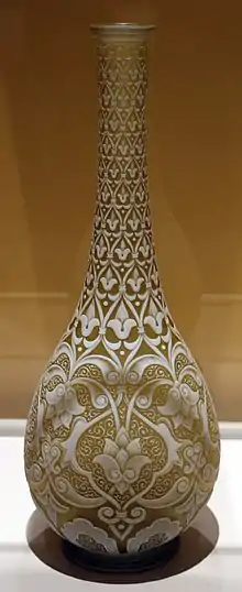 Vase by Thomas Webb, 1875–85